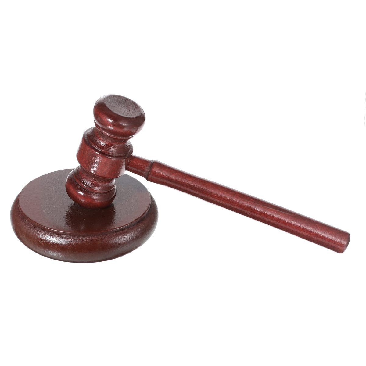 Gavel and Sound Block Set for Lawyer, Handmade Wooden Gavel and Block Set