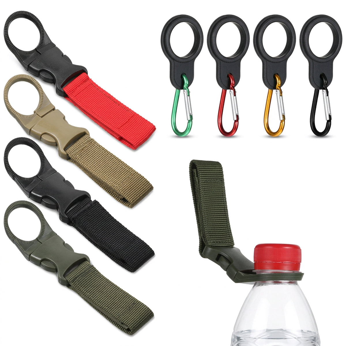 8 Pcs Water Bottle Clip, Water Bottle Clip for Backpack