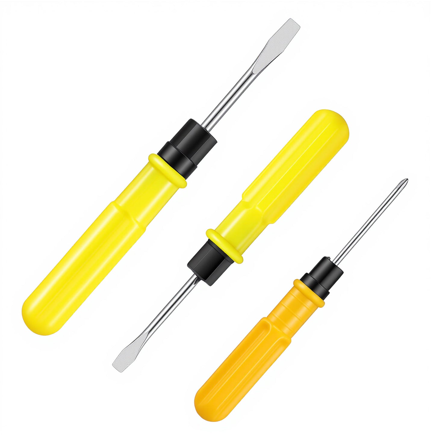Small Screwdriver, 3Pcs Multi-Purpose Screwdriver Set Tool, Dual-Purpose Mini Screwdriver(3 Sizes)