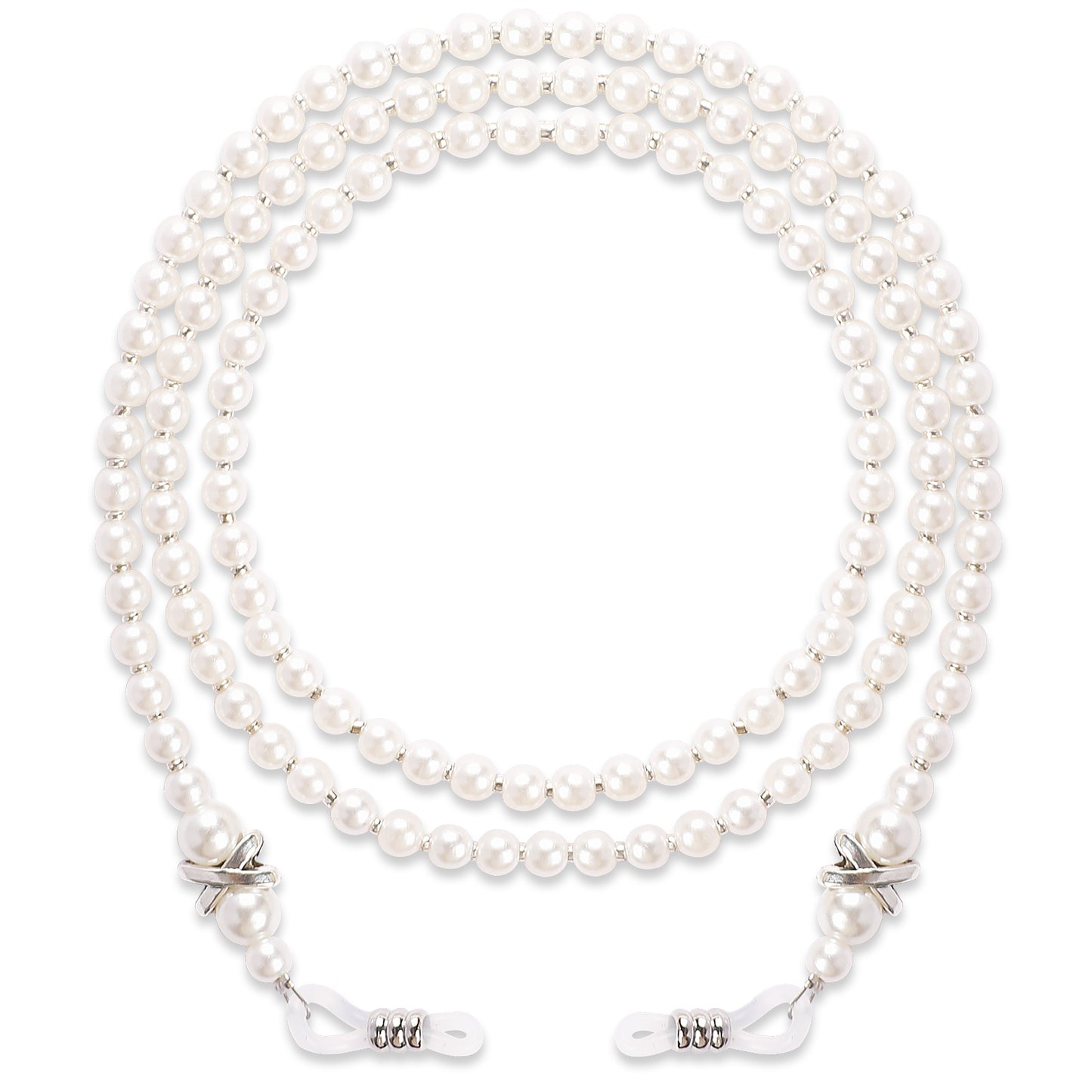 Vin beauty Pearl Glasses Chain, Pearl Eyeglass Chain, Beaded Eyeglass Chain Sunglasses Holder Strap, Eye Glass Holders Necklaces, Pearl Masks Chian for Women