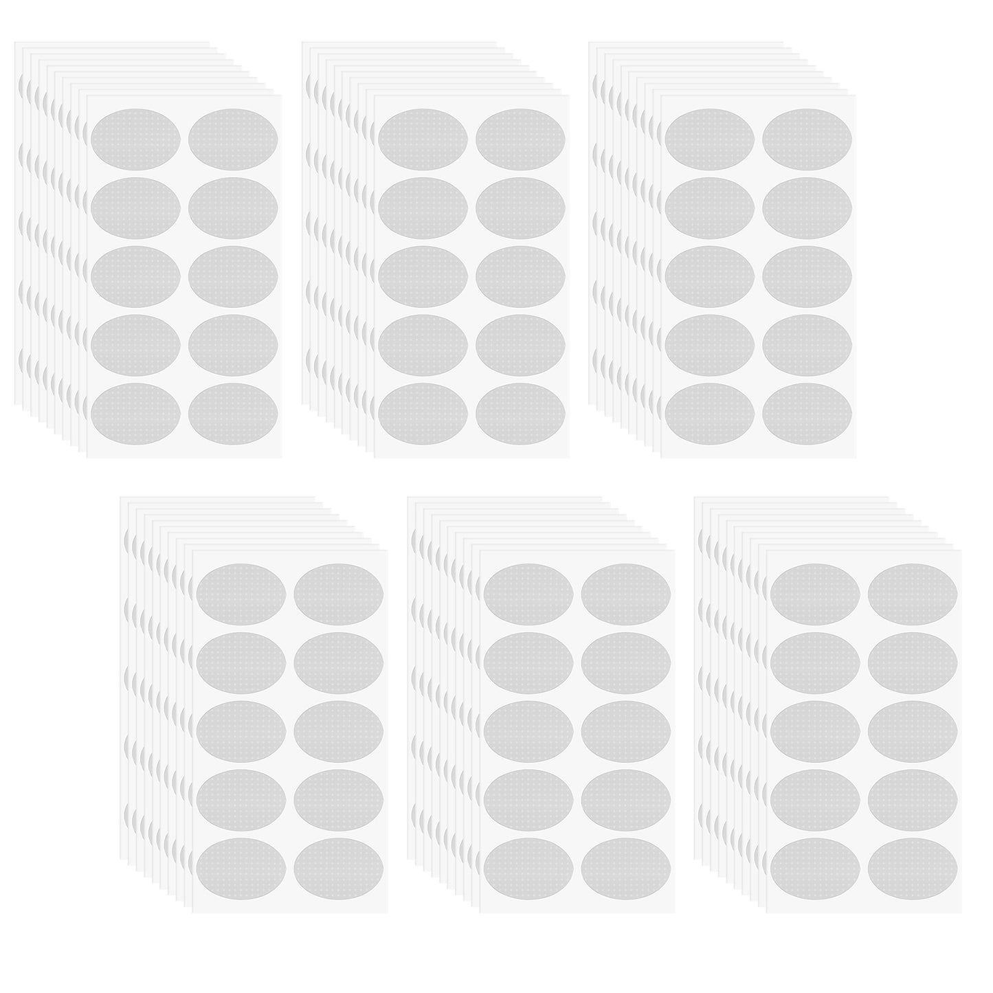 Jxiwfvl 600 PCS Clear Earring Stickers for Heavy Earrings, Ear Lobe Support Patches Ear Stickers Invisible Earring Sticker for Split Earlobes Ears Care Products for Torn or Stretched Ears Piercings