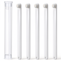5 PCS Small Dog Cat Toothbrush, Round Shaped Head with Ultra Soft Bristle Gentle Puppy Tooth Brush Kit Pets Toothbrush for Deep Cleaning Dental Care, Kitten and Small Dogs, Tartar Plaque Removal