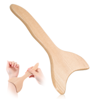 Wooden Gua sha Lymphatic Drainage Massager Wooden Therapy Massage Tools Wood Therapy Tools Handheld Gua Sha Tools for Body Shaping, Health, Household Care