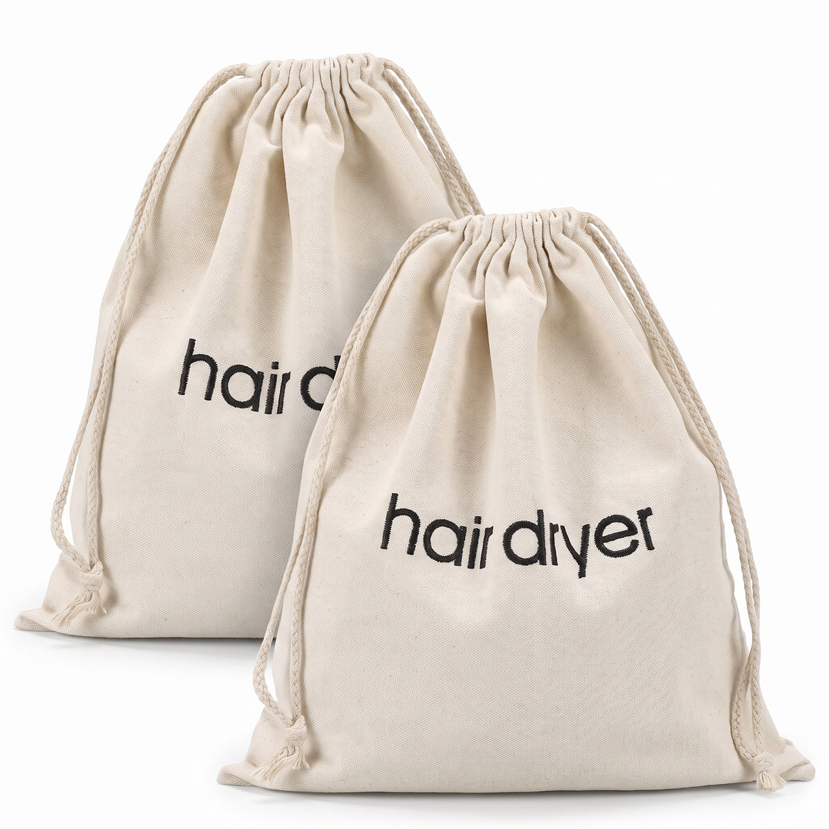 Zyghjort Hair Dryer Bag, 2 Pcs Blow Dryer Bag