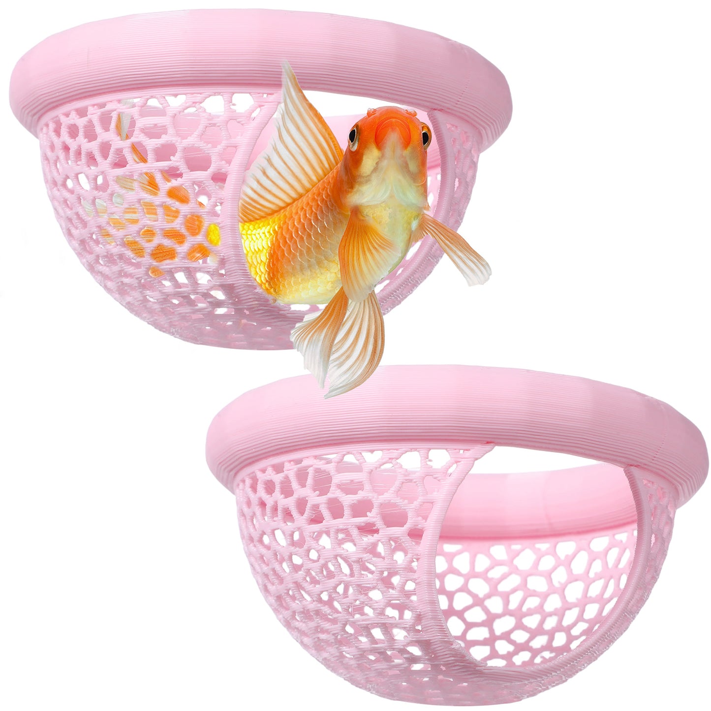 Pink Betta Fish Hammock for Aquarium Betta Hideout