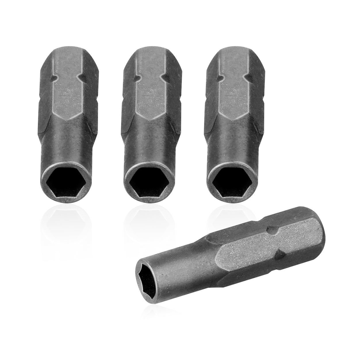 4 Pack Screw Driver Bit Adapter, 6.35mm 1/4" Insert Bit Adapter