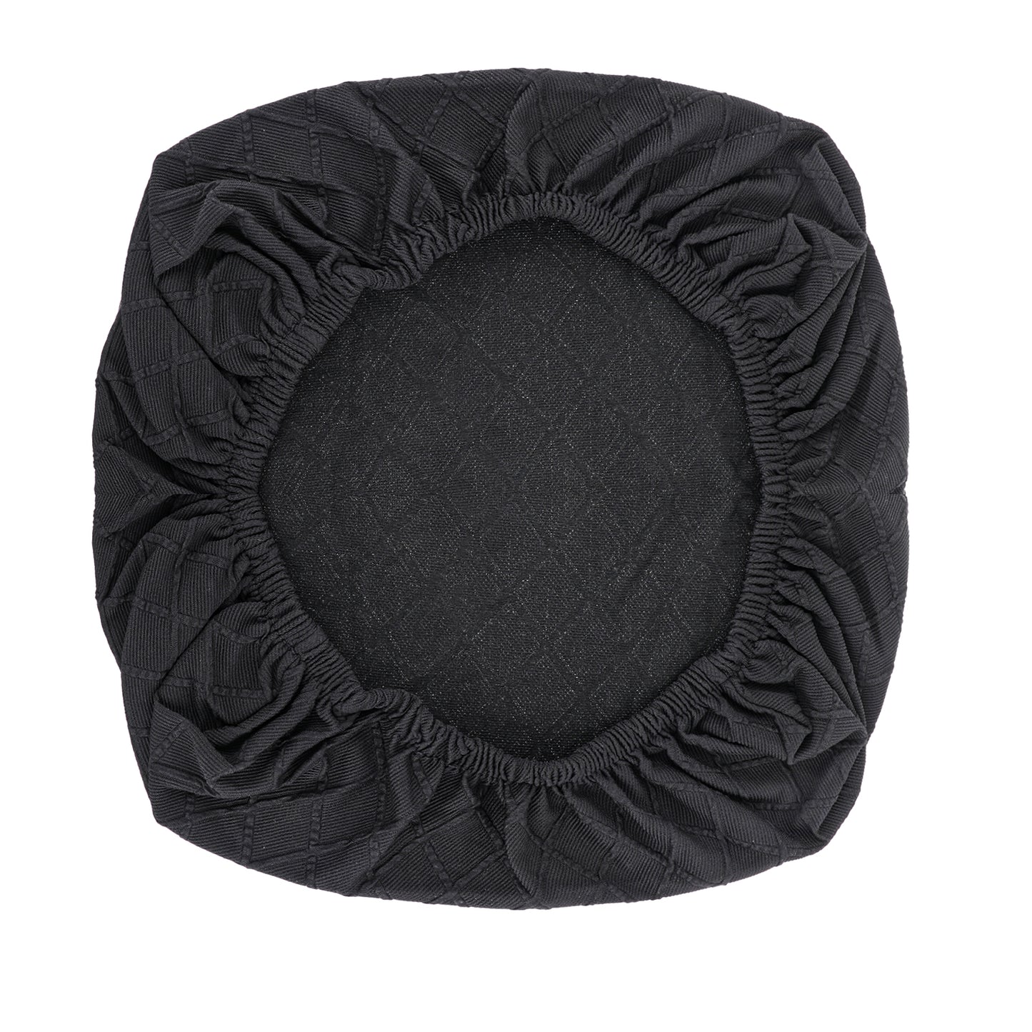 Stretch Office Chair Cover Desk Chair Seat Covers, Elastic Stretch Chair Slipcovers Dining Room Desk Seat Cover, Removable Chair Seat Cushion Protector Slipcovers Kitchen Chair Protective(Black)