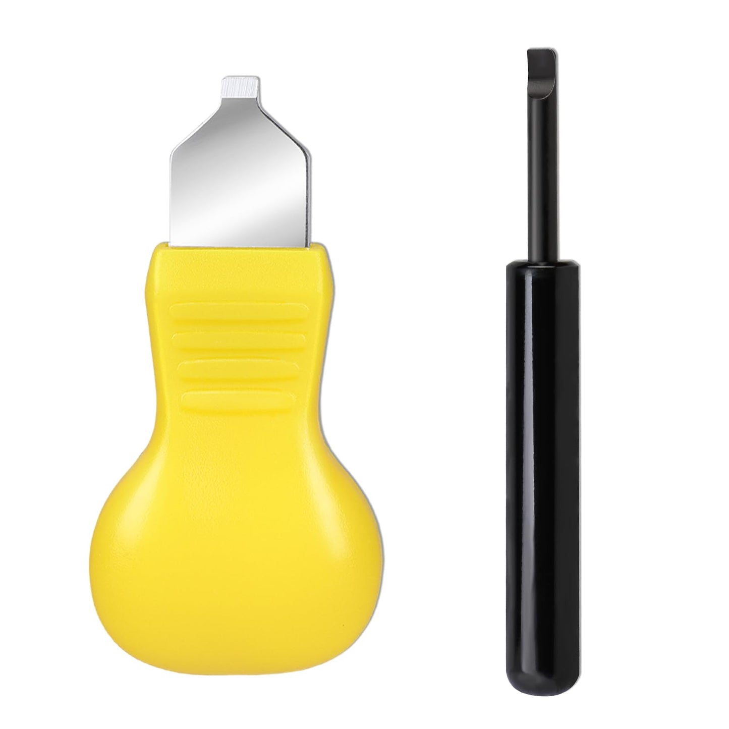 Styquenzer Watch Back Remover Kit, 2 Pcs Battery Replacement Tool, Case Back Opener for Watch Accessories Repair (Black, Yellow)