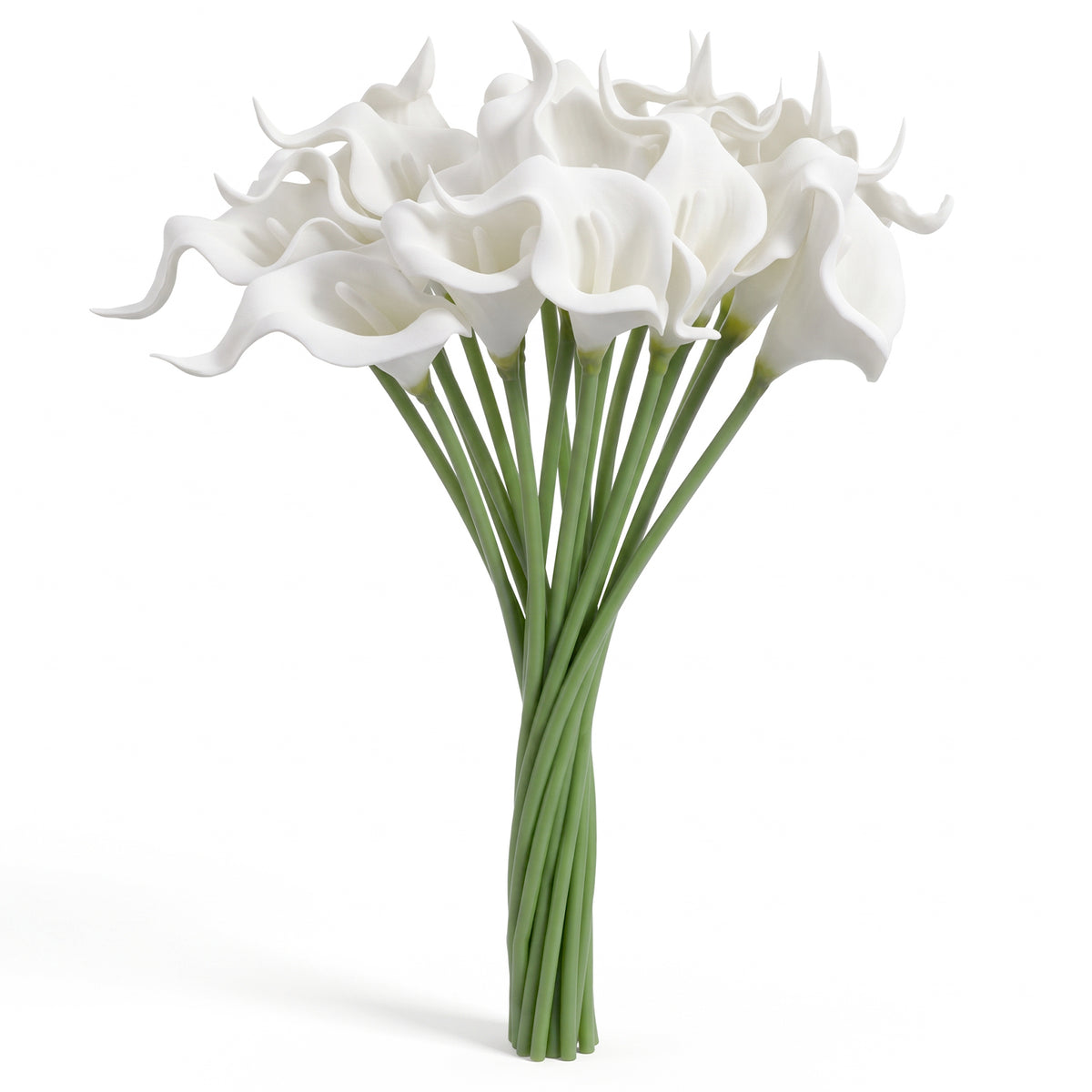 Vin Beauty 18pcs Real Touch Artificial Calla Lily Flowers for Decoration
