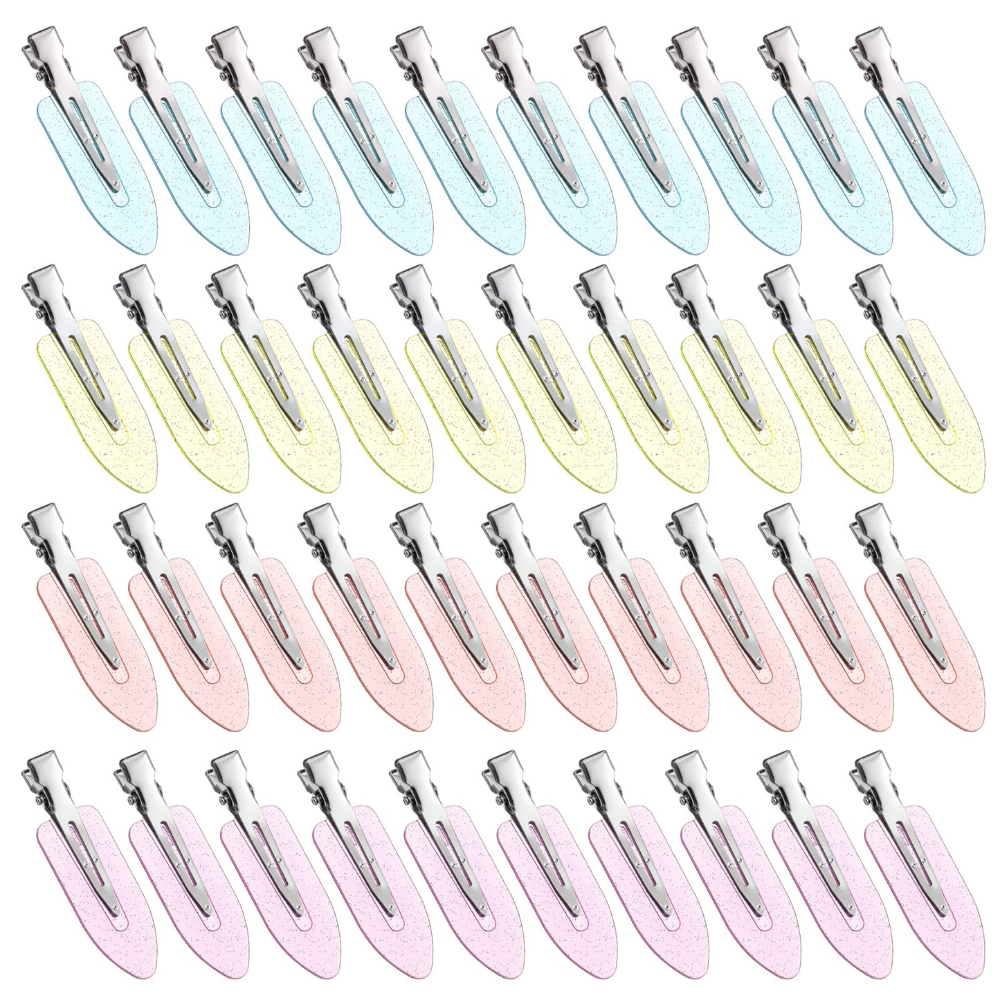 40 PCS Hair Clips No Crease, Curl Pin Clips with Storage Box