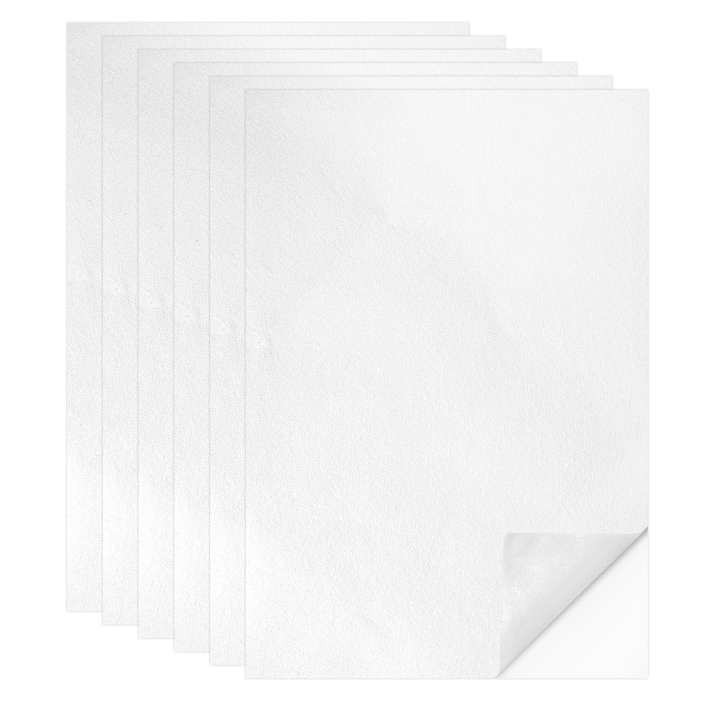 6PCS A4 Sticky Water Soluble Embroidery Stabilizer Paper, Stick and Stitch Embroidery Stabilizer Print or Draw Stabilizer, Backing Transfer Paper Film Wash Away for Hand & Machine Embroidery