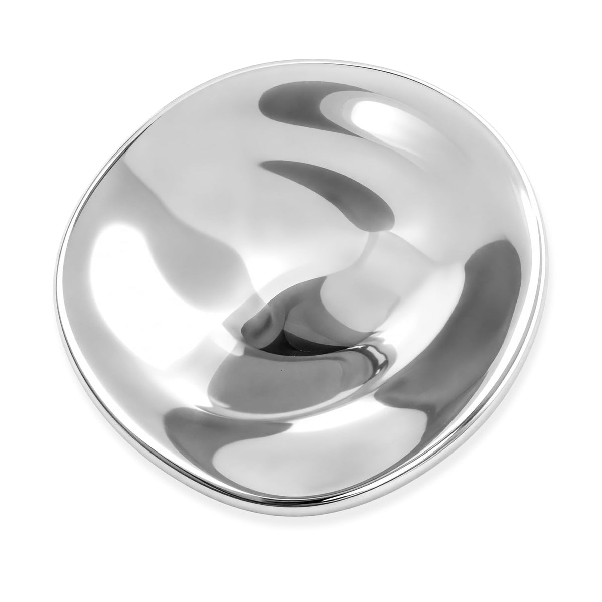 Silver Round Brooches and Pins for Women Metal Irregular Silver Brooch Clip