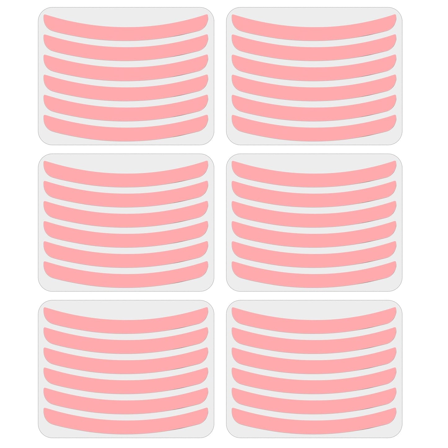 KALIONE 36 Packs Lash Lift Ribbon Kit,Silicone Lash Pad,Reusable Lash Lift Rods Ribbon Kit,Eyelash Perm Pads Kit,Soft Lash Lift Shields,Lash Lift Refill Kit for Eyelashes Perming Tinting Lifting,Pink