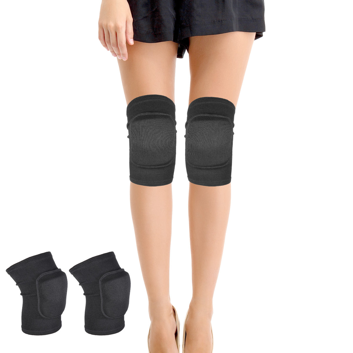 Zelphvt Volleyball Knee Pads Knee Pad for Women,Men, Knee Brace for Volleyball Football Dance Yoga Running Cycling, Soft Breathable Volleyball Knee Pads for Dancers Youth Knees Protective