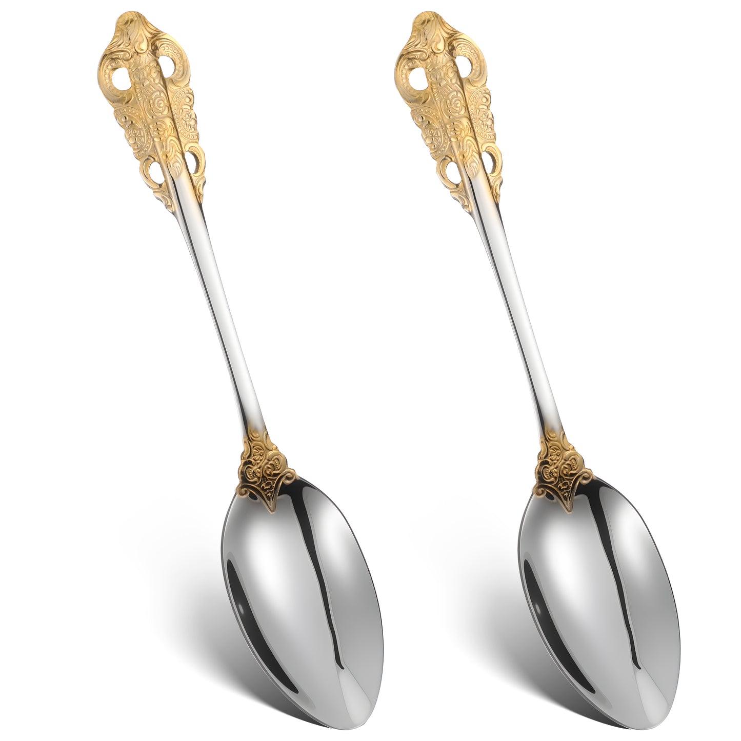 2 Pcs Gorgeous Espresso Spoons Set