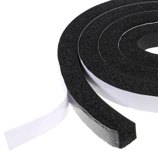 Weather Stripping Foam Tape, Adhesive Insulation Seal Tape, Draught Excluder Tapes for Door Window, 1 in x 1 in, 6.5ft, SoundProof Weather Strip Tapes Seals for Gap Seal, Draft Excluder for Doors