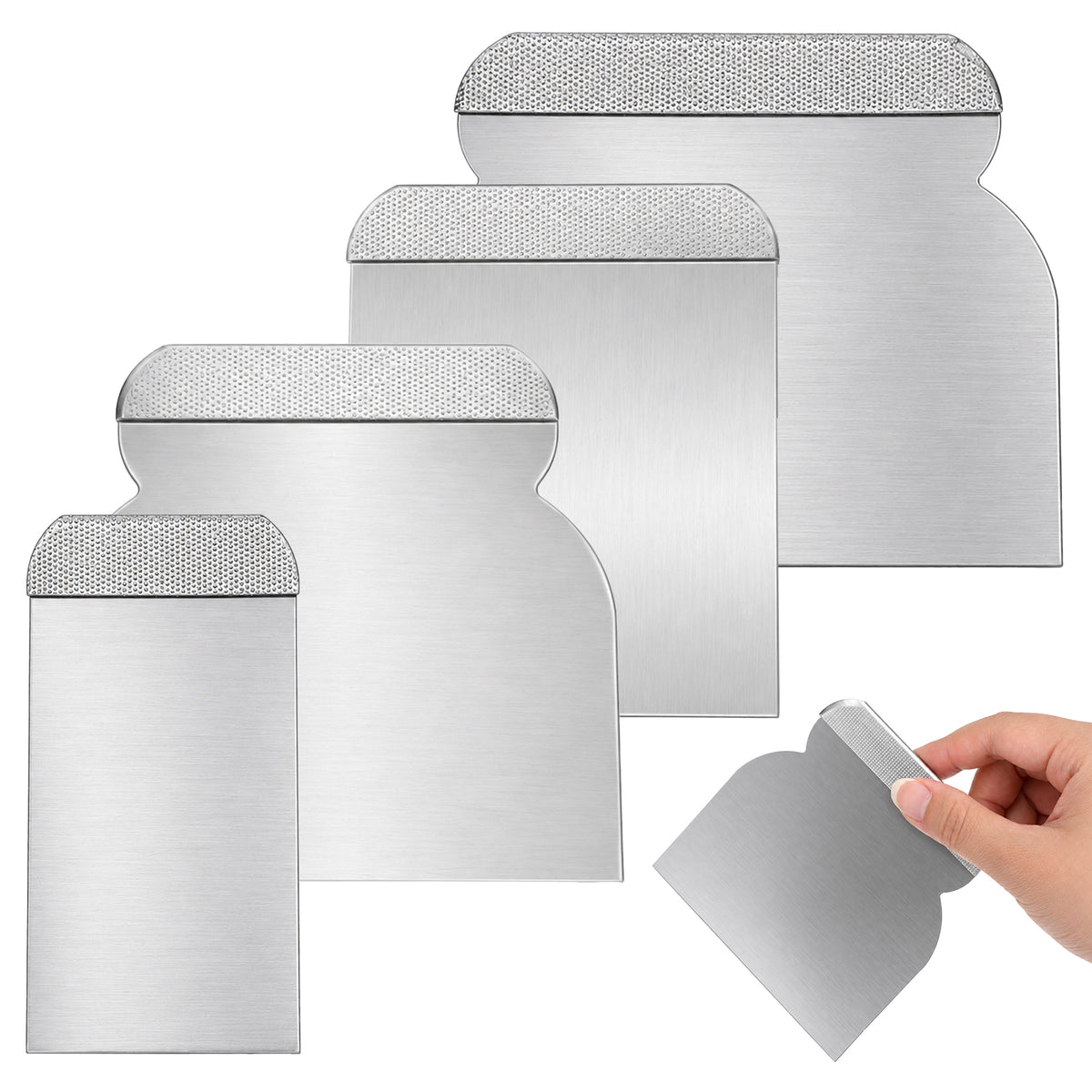 Body Filler Spreader Putty Knife Scraper Applicator Tool, 4Pcs