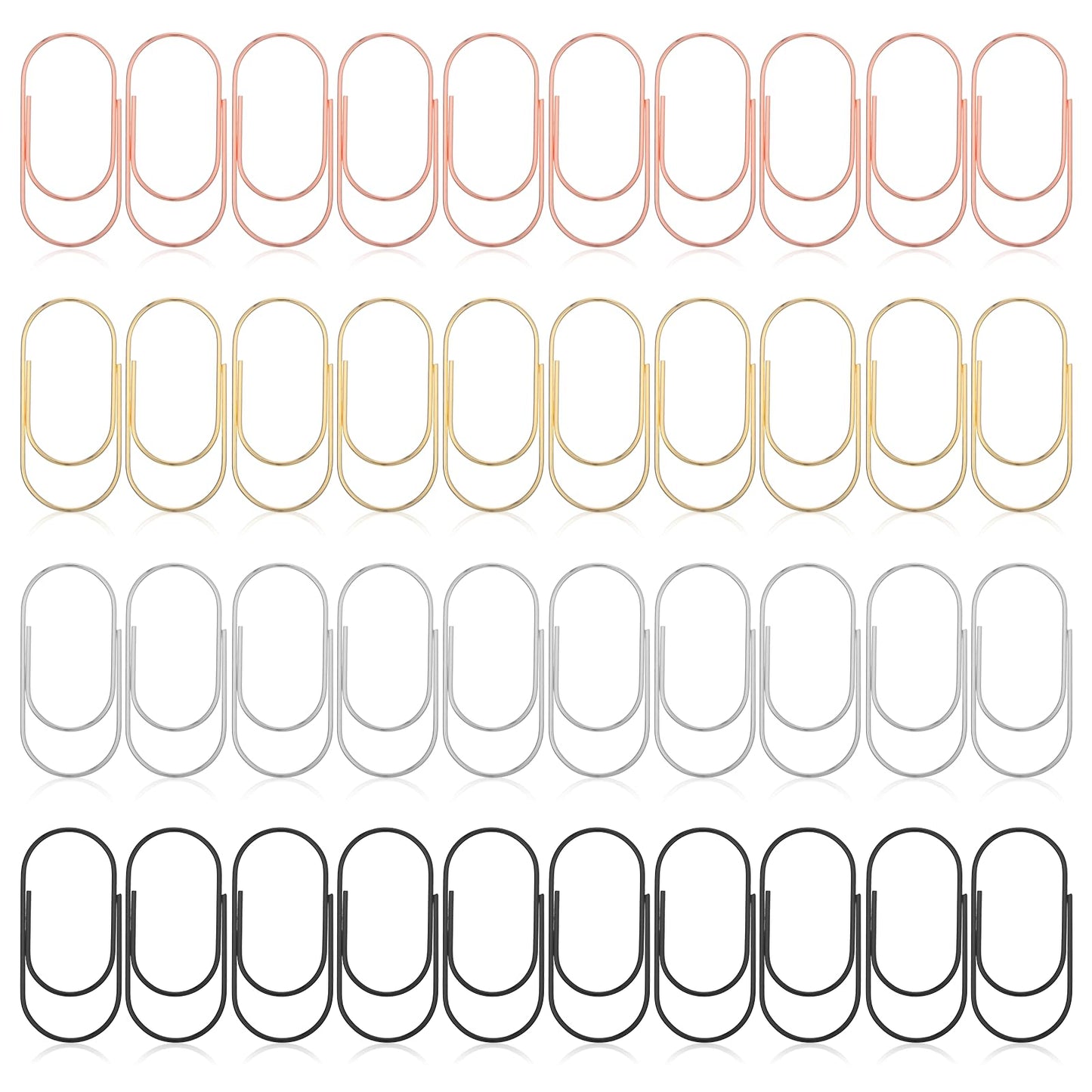 Psiriol 40Pcs Jumbo Paper Clips, 2 inch Large Paper Clips Planner Clip