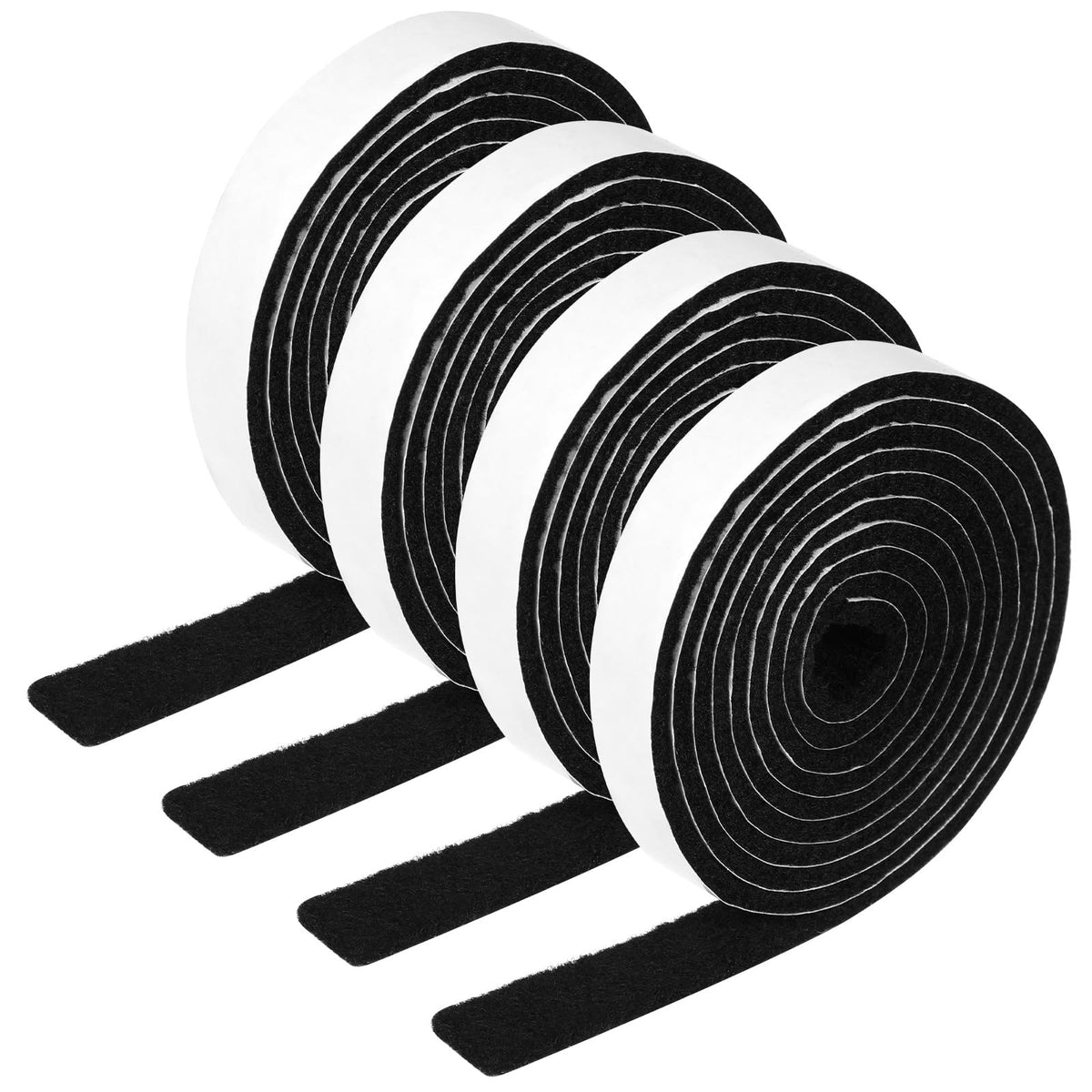 4 Rolls Adhesive Felt Strips, 120 Inch Heavy Duty Sticky Felt