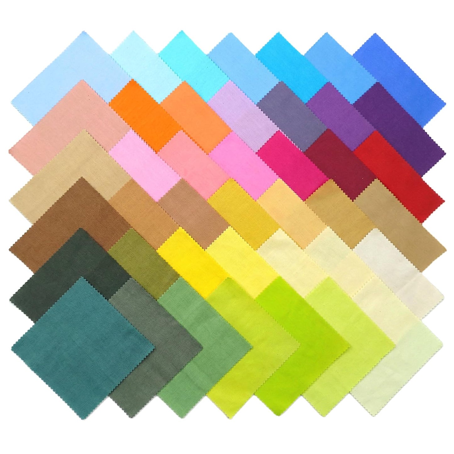 42 Pack Charm Pack Fabric 5 Squares Pre Cut Quilting Squares