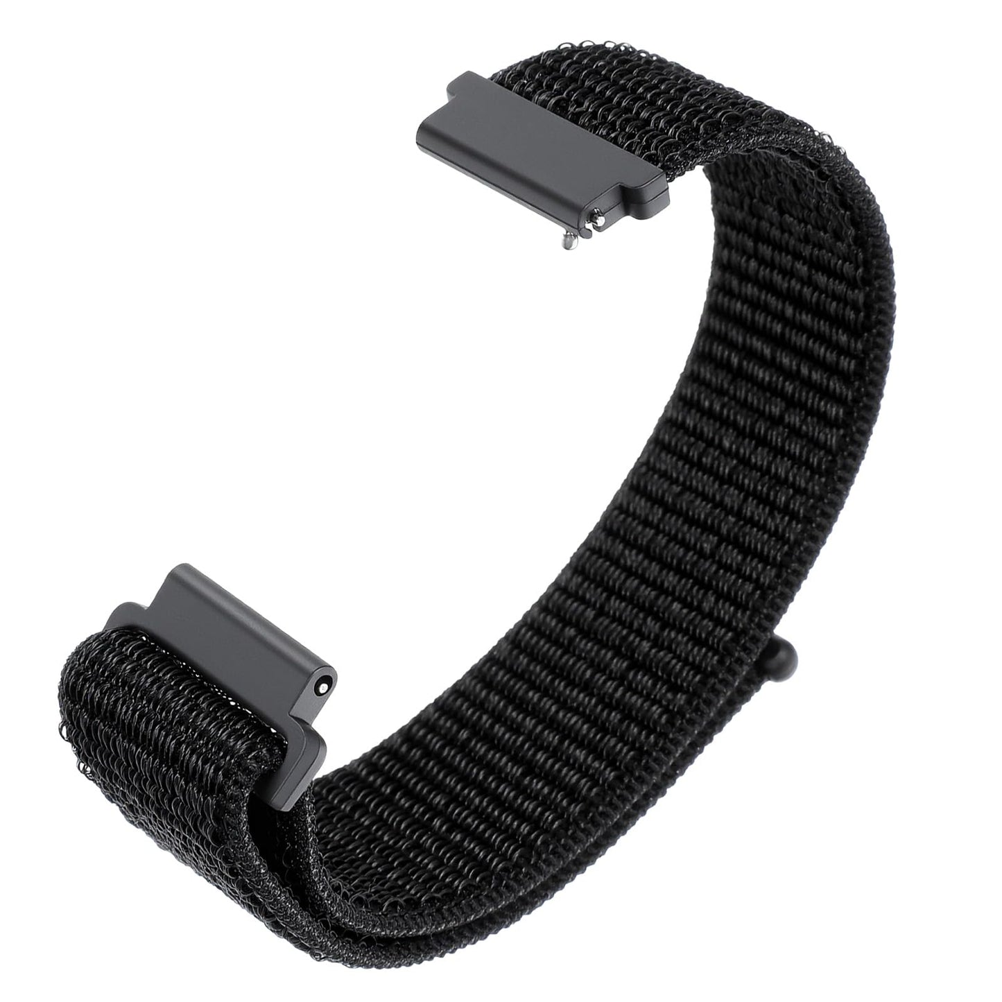 Alrhso Quick Release Nylon Watch Band 22mm Soft Fabric Nylon Adjustable Wristband Strap for Men and Women