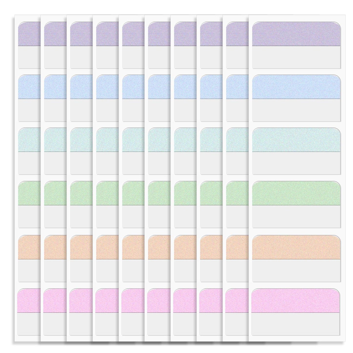 240 Pcs 1.8 Inch Sticky Index Tabs, Repositionable Colored Book Sticky Tabs Page Tabs for Notebooks File Classification