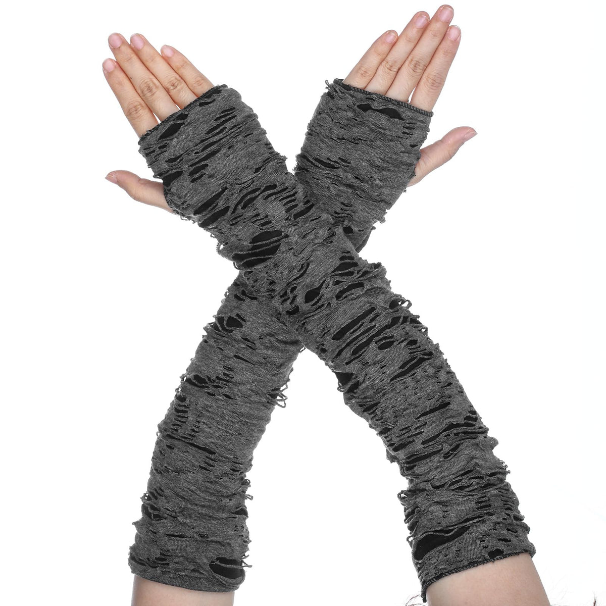 Black Punk Gloves for Halloween Accessories Christmas Party