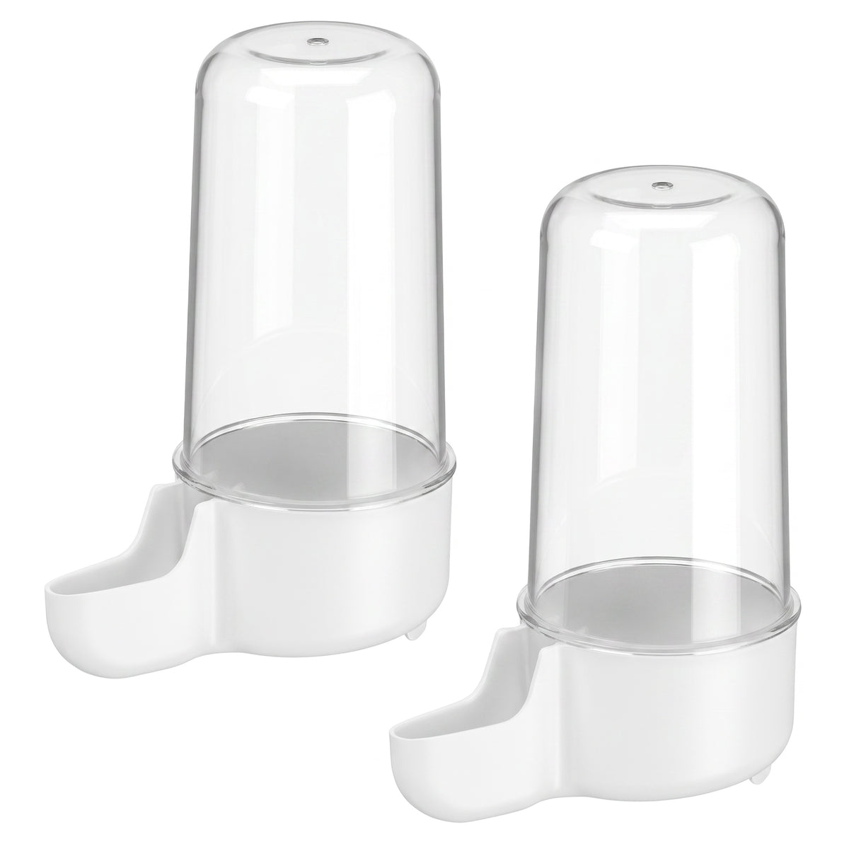 Psiriol 2Pcs Automatic Bird Water Dispenser for Cages Hanging Water Feeder
