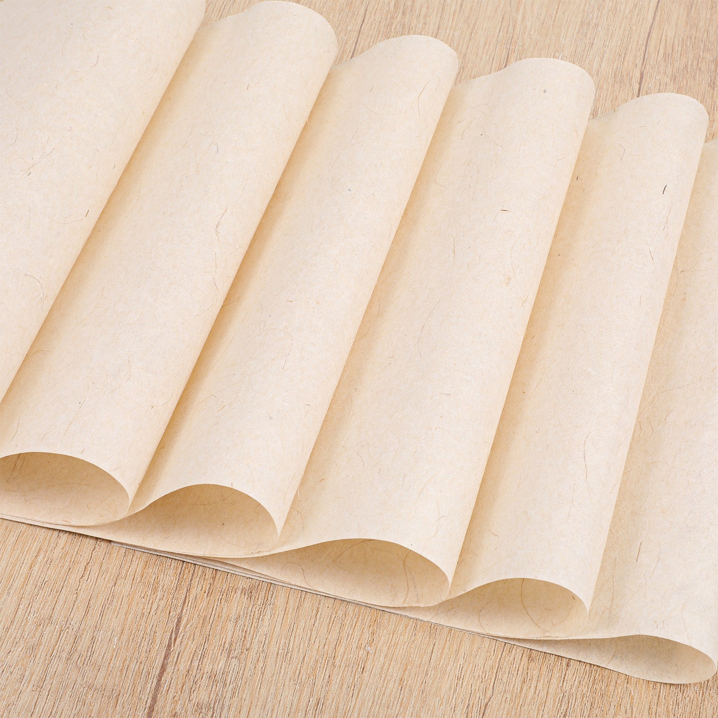 20 Sheets Mulberry Paper Sheets for Decoupage, A4 Nature Color RicePaper for Crafts Writing Drawing and Scrapbooking