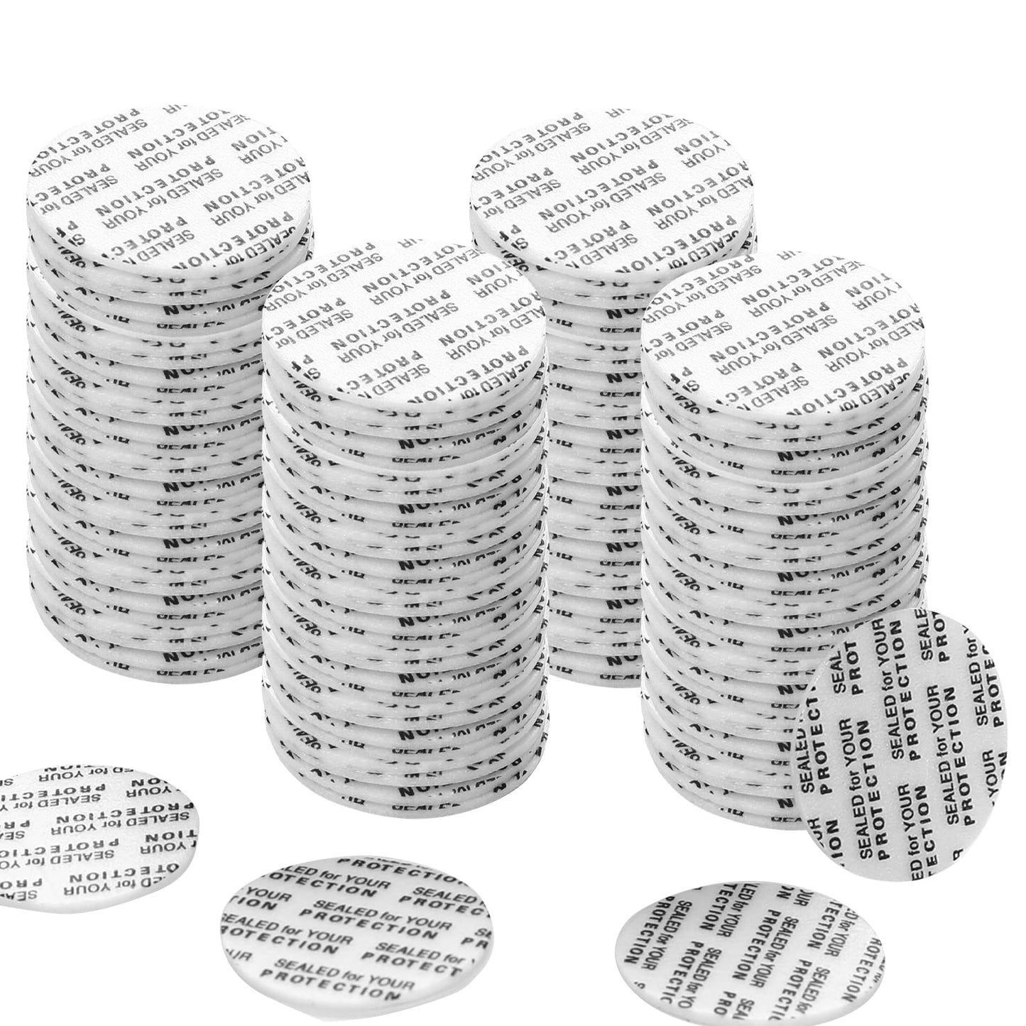 300 Pcs 27mm Safety Tamper Seals Bottle Pressure Sensitive Liner Foam Seals PS Foam Cap Seals Liners for Jar Lid Bottle, 27mm