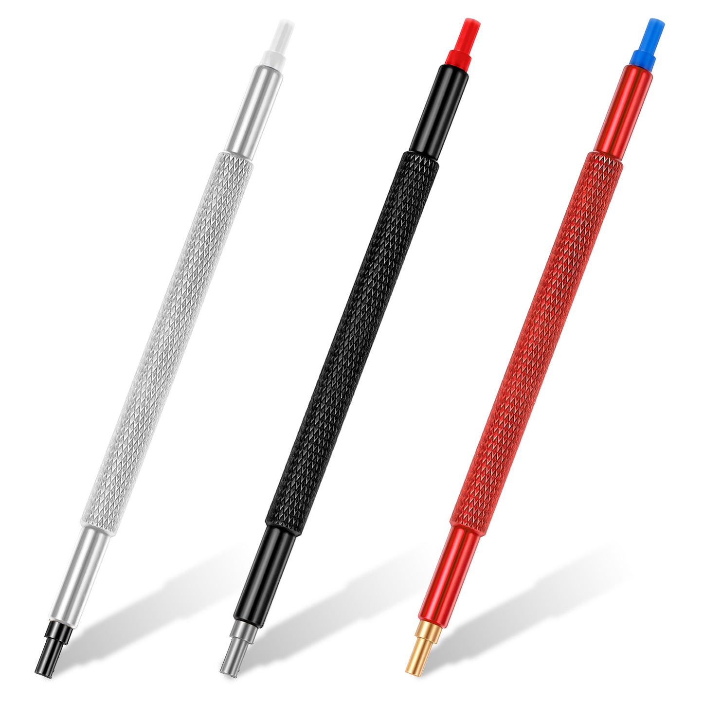 SynHHergyx 3 Pcs Watch Hand Presser Tool Aluminum Alloy Watch Hands Repair Tool Kit Wristwatch Repair Tools Multi Hole Sizes for Adjusting Wristwatch Pointer