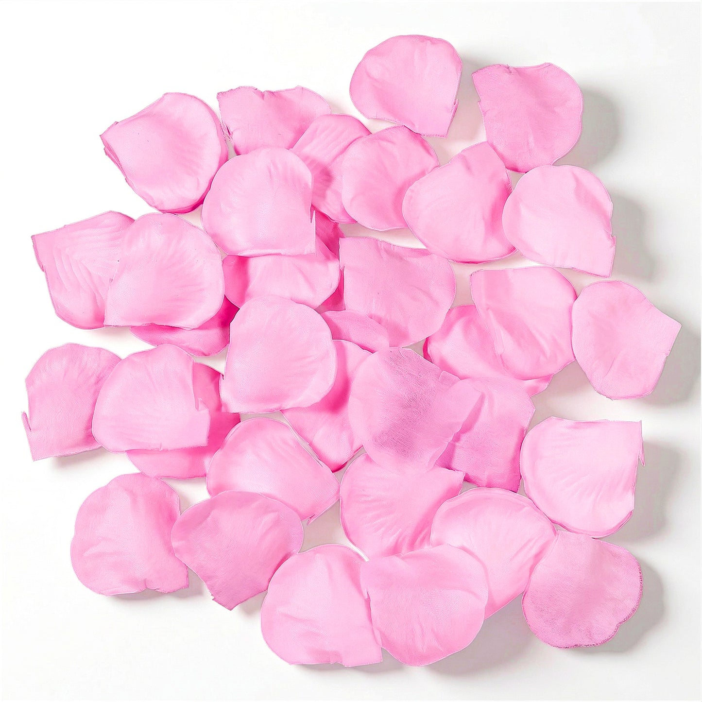 1000Pcs Artificial Flowers Silk Rose Petals, Pink Fake Rose Petals, Exquisite Pink Rose Petals for Wedding Decoration Party Table Confetti Romantic Night Valentine's Day