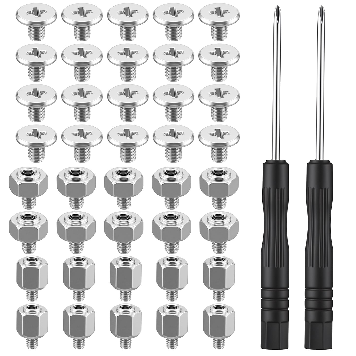 22 PCS M.2 SSD Mounting Screws Kit, PCIe NVMe M.2 Screws Set