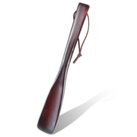 Xelsluthe Wooden Shoe Horn 9.84" Shoe Horn Long Handle Travel Shoes Horns Easy Wear Helper Durablility Boot Jack for Seniors Men Women