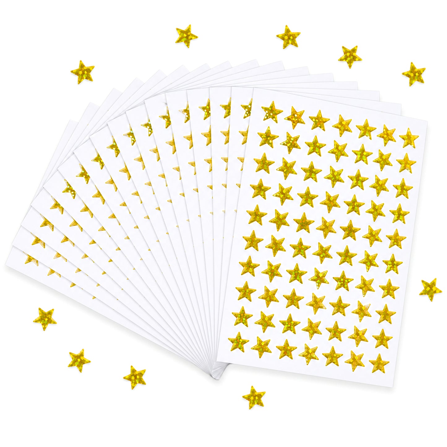 2310 Pcs Gold Star Stickers Small Star Stickers for Reward for Charts & Worksheets, Classroom Activities, Positive Reinforcement, Arts & Crafts, Scrapbooking, Gift Home School Classroom Gold