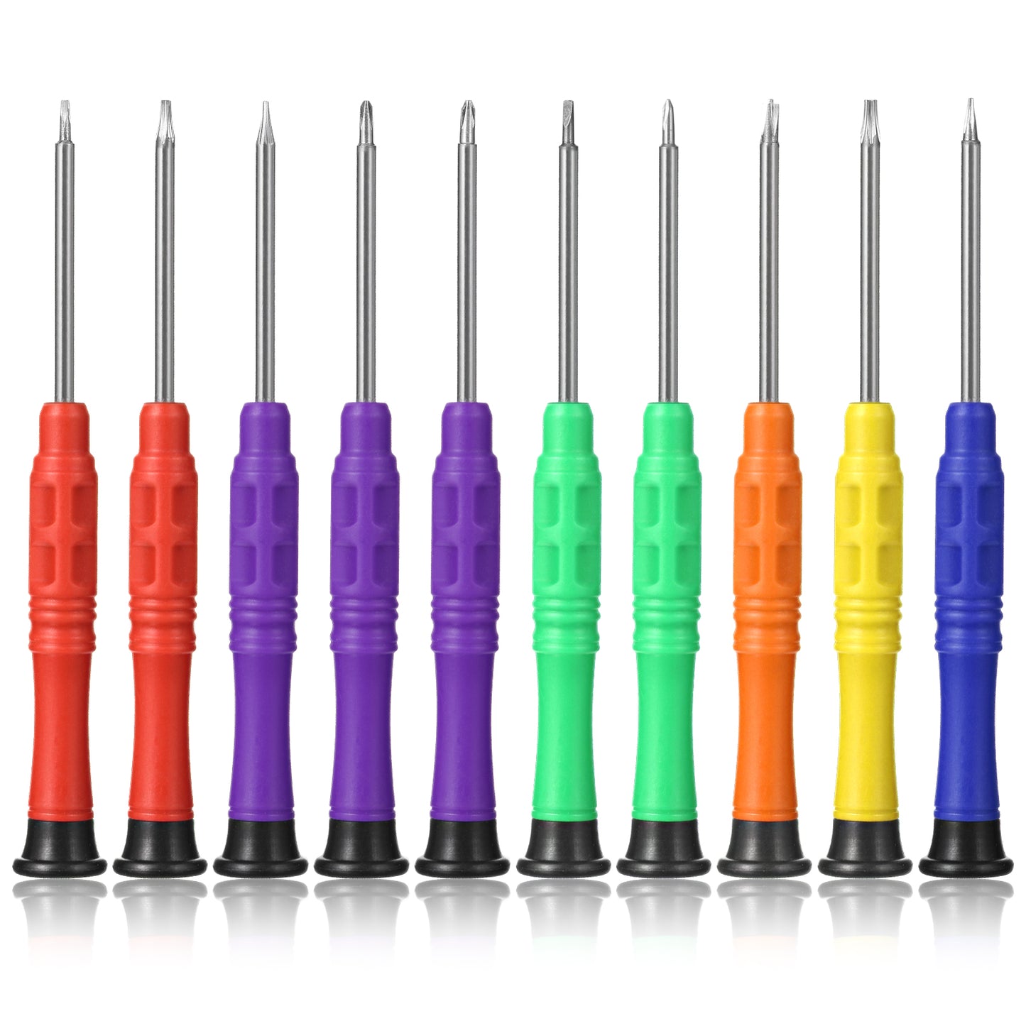 Mini Screwdriver Set, 10 Pcs Star Flat Head Small Screwdriver Set Tiny Precision Screwdrivers for Eye Glasses Phone Toys Jewellers Tools Watch Repair