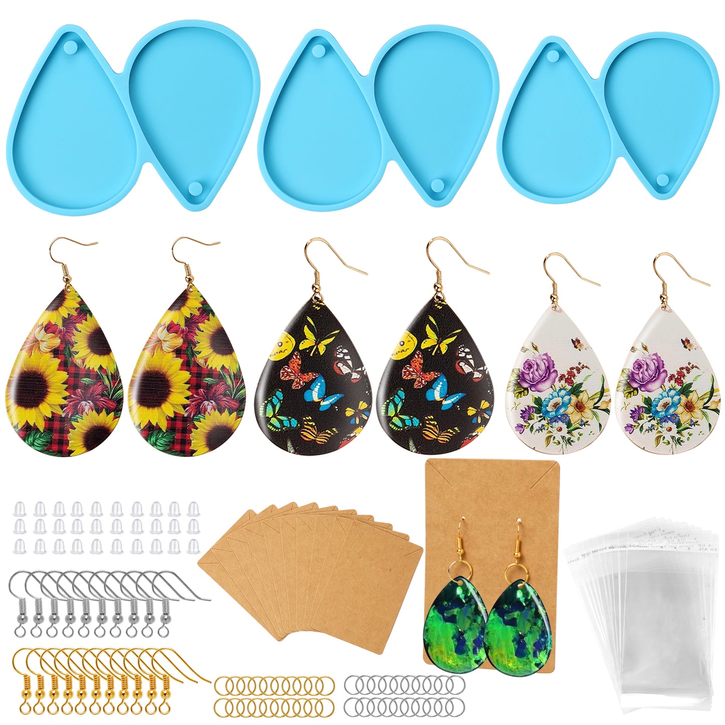 Sliverdew Resin Molds Earring