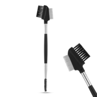 Spoolies for Eyebrows Brush and Comb Eyelash Comb Separator Eyebrow Spoolie Brush Eyelash Combs To Separate Lashes Eliminate Mascara Clumps, Eyebrow Eyelash Shaper for Grooming And Shaping Brow