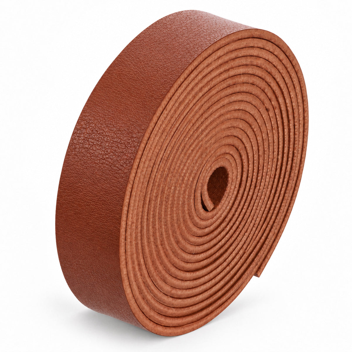 Zelphvt 2 Roll Full Grain Leather Strips (Brown, 0.6''x78'')
