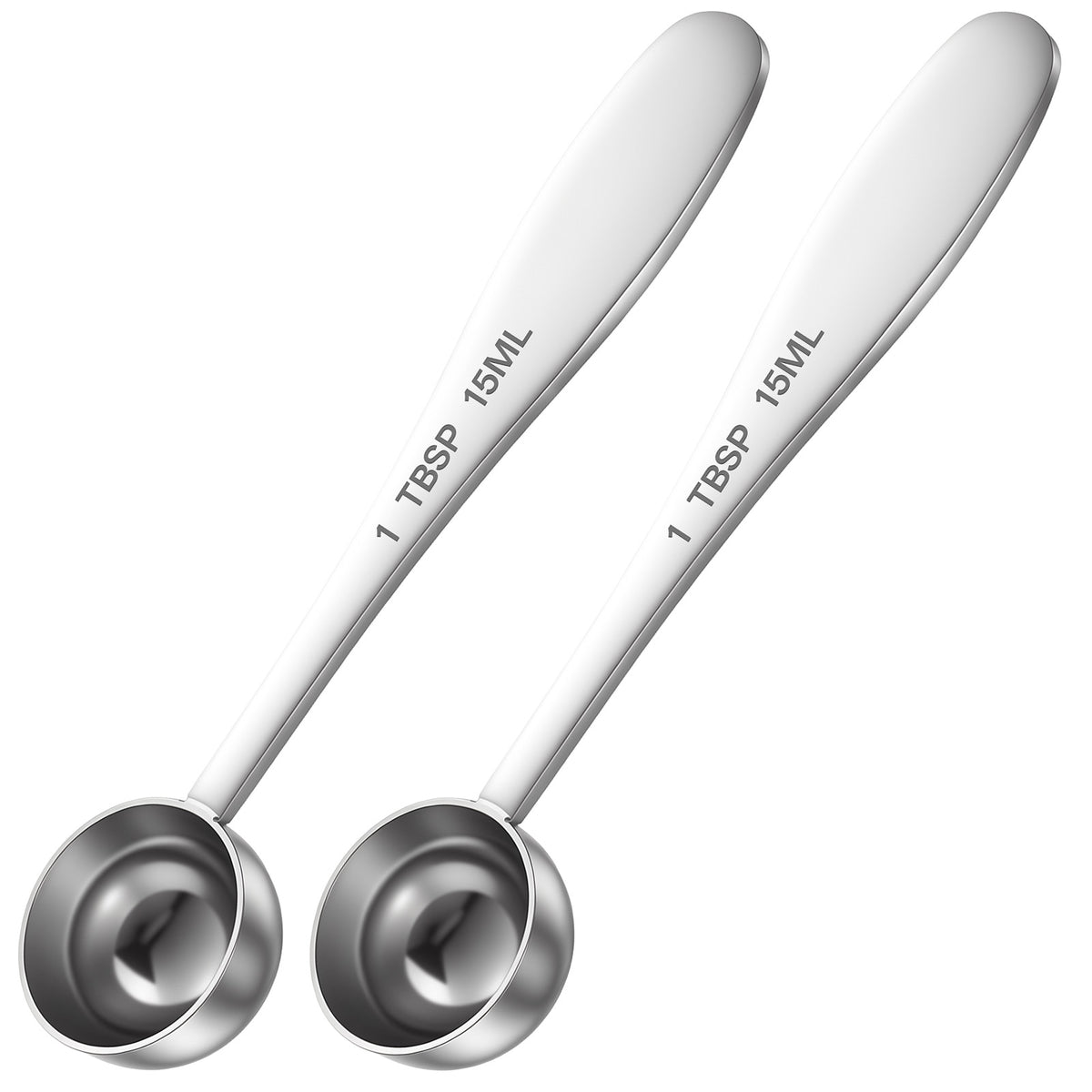 Tablespoon Measuring Spoon 1 Tbsp 15 ml Stainless Steel Coffee Scoop 2 PCS