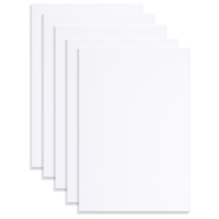 5 PCS White Foam Boards, 11 Inch Poster Foams Boards Sheets Thickness White Foams Core Backing Board Rectangle Foam PVC Sheet Double Sided Core Board Sign for Art Crafts, Presentation, Wedding