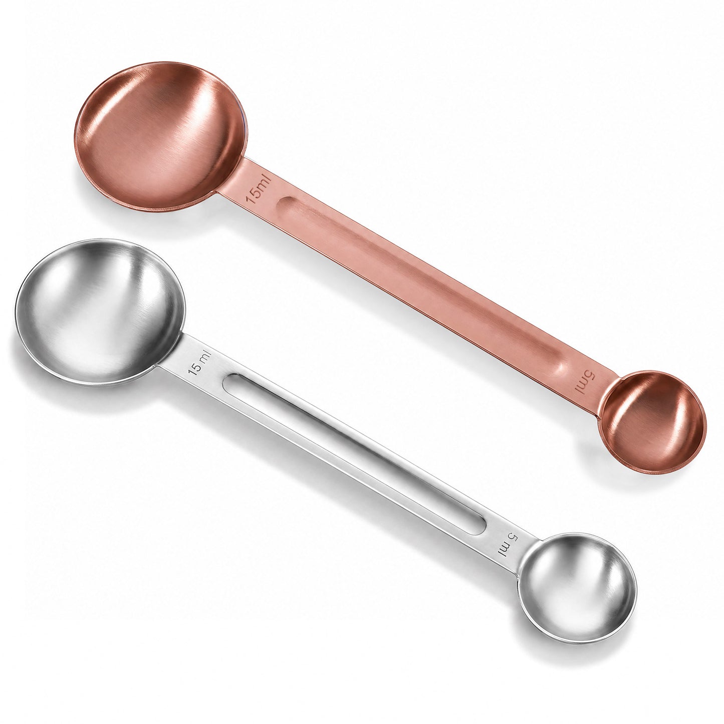 Psiriol 2Pcs Double Sided Measuring Spoon, 1 TSP (5ml) & 1 Tbsp (15ml)