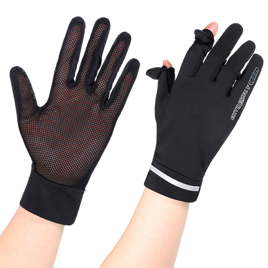 EupHHonycs Sun Protection Gloves for Women UV Gloves Full Finger Non Slip Breathable Outdoor Glove for Driving Cycling Running Walking
