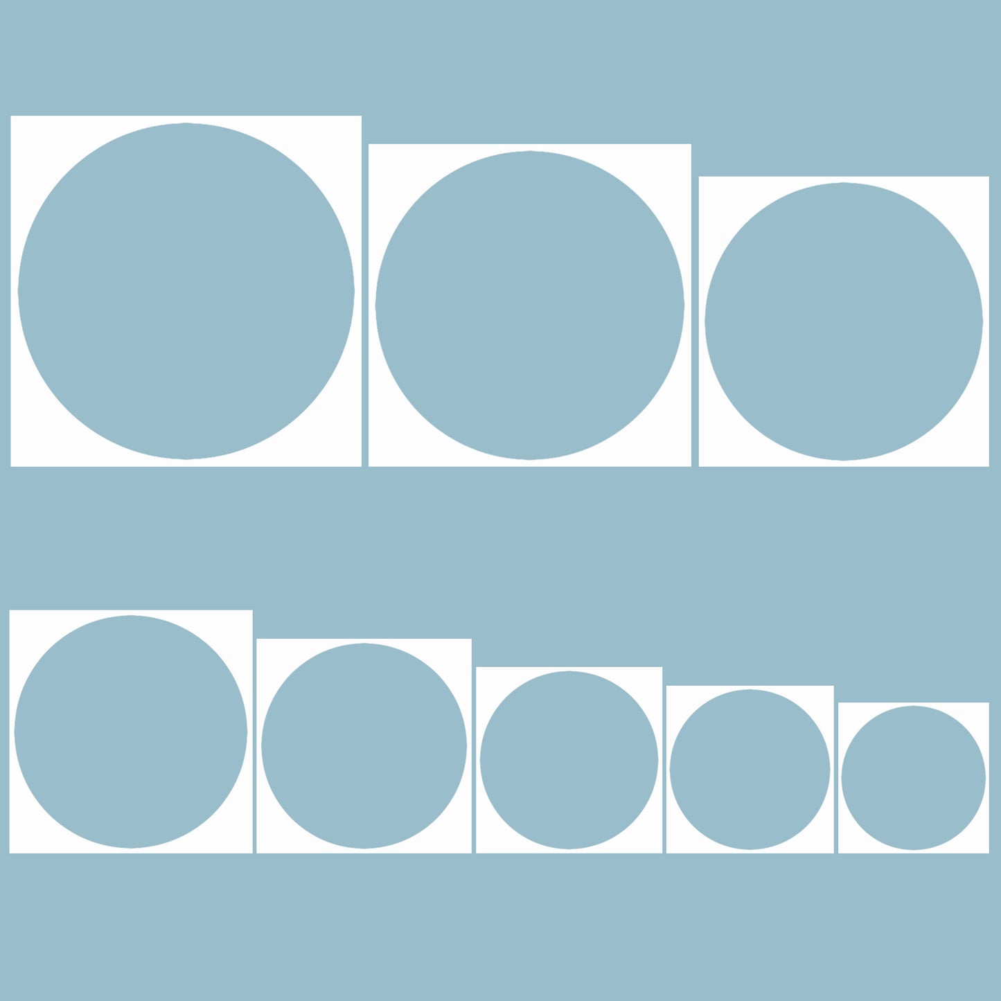 Large Circle Stencils for Painting,