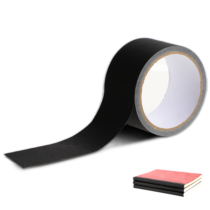 InnoHHustle Cloth Book Repair Tape Self Adhesive Bookbinding Tape 5cm x 10m Matte Duct Tape for Reinforcing Protecting Covering Mending Old Books Antique Books Daily Supplies (Black)