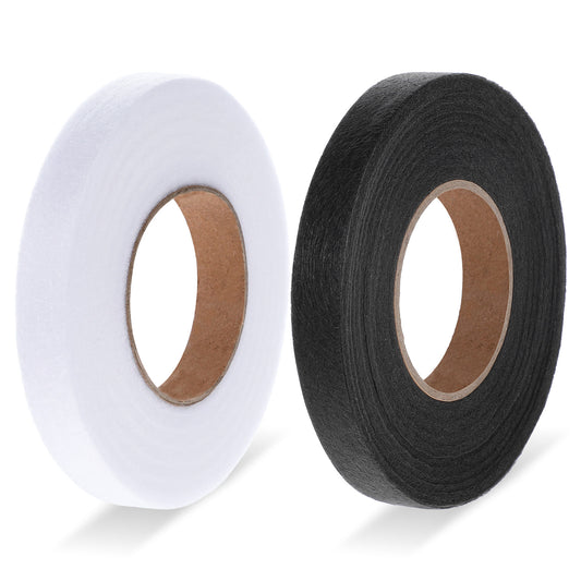 140 Yards 0.6 Inch Iron on Hemming Tape, 2 Rolls Adhesive No Sewing Hemming Tape Stitch Witchery Tape Iron on Hem Tape Fabric Fusing Hemming Tape for Pants Curtain Clothes Curtains Crafting Projects