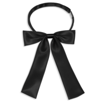 Xthrotsenk Black Bow Ties Western for Men Women Adjustable Bolo Tie Brooch Pin Bow Tie Ribbon Solid Color Bowtie Pre Tied Neck Ties for School Uniform Shirt Party Wedding Cosplay