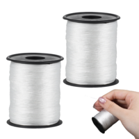 150m Strong Bonded Nylon Sewing Heavy Duty Outdoor Thread White UpholsteryThread for Hand or Machine Versatile Stitching Solution Thick Threads for Canvas Furniture Leather
