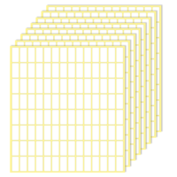 3360 Pcs 0.4X 0.8 inch Matte White Label Sticker Removable Rectangular Labels Sticky Writable Labels Small Price Tags Stickers for Labeling and Organizing Small Items File Folders Envelopes