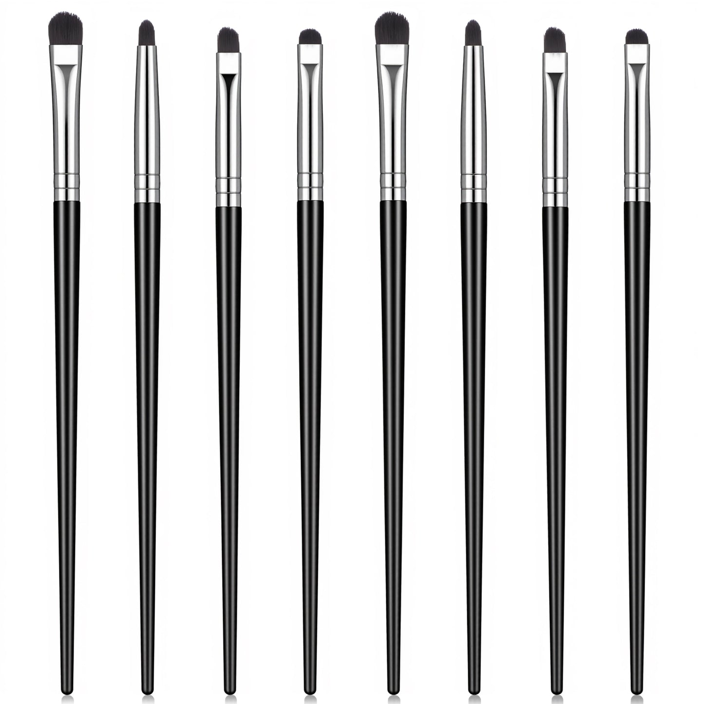 Eye Makeup Brush Sets,Mini Smudge Brush for Eyeliner, Eyeshadow Brushes Eyeliner Smudger Tool Ultra Thin Precision Eyeshadow Brushes for Powder Gel Cream Professional Beauty Cosmetic Tool